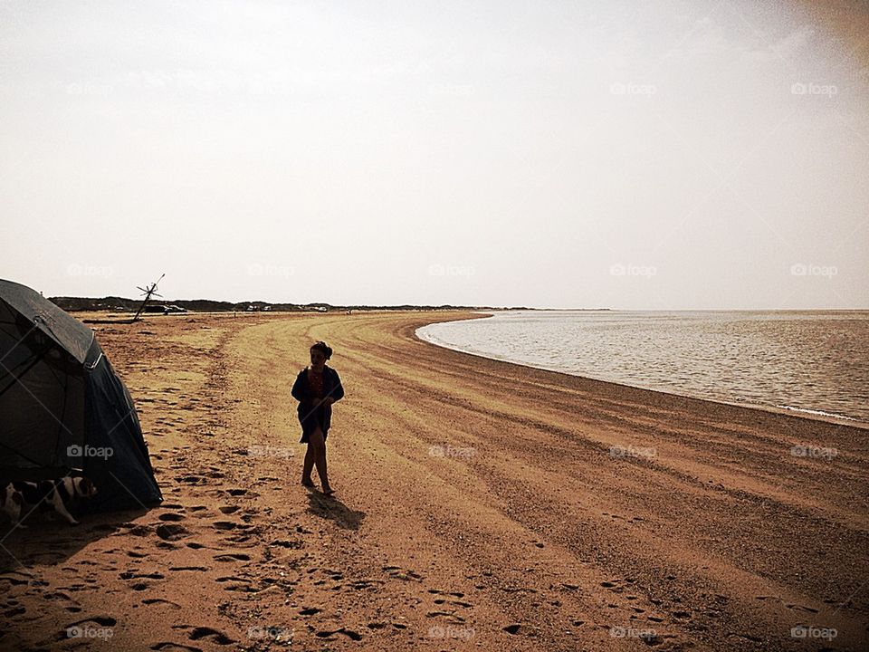 Empty beach