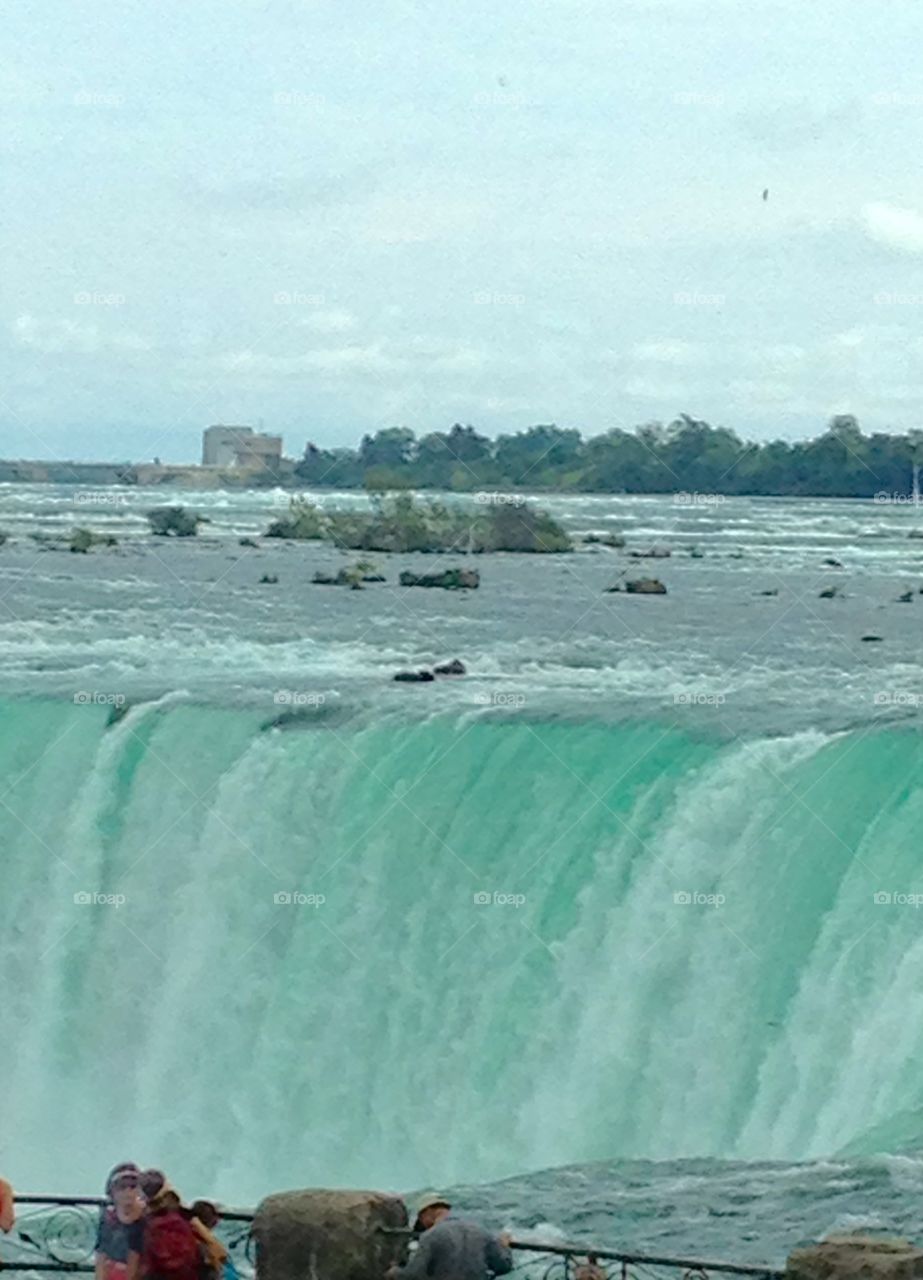 Horseshoe falls closeup
