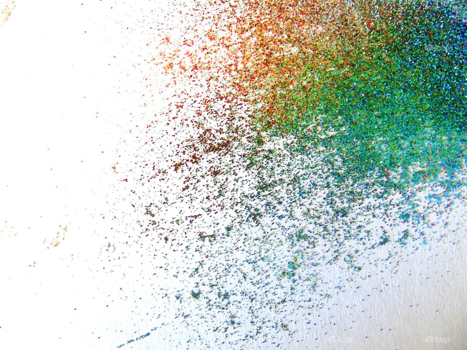 multicolored sequins