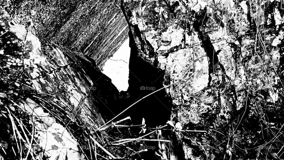 heavy stones in the cave