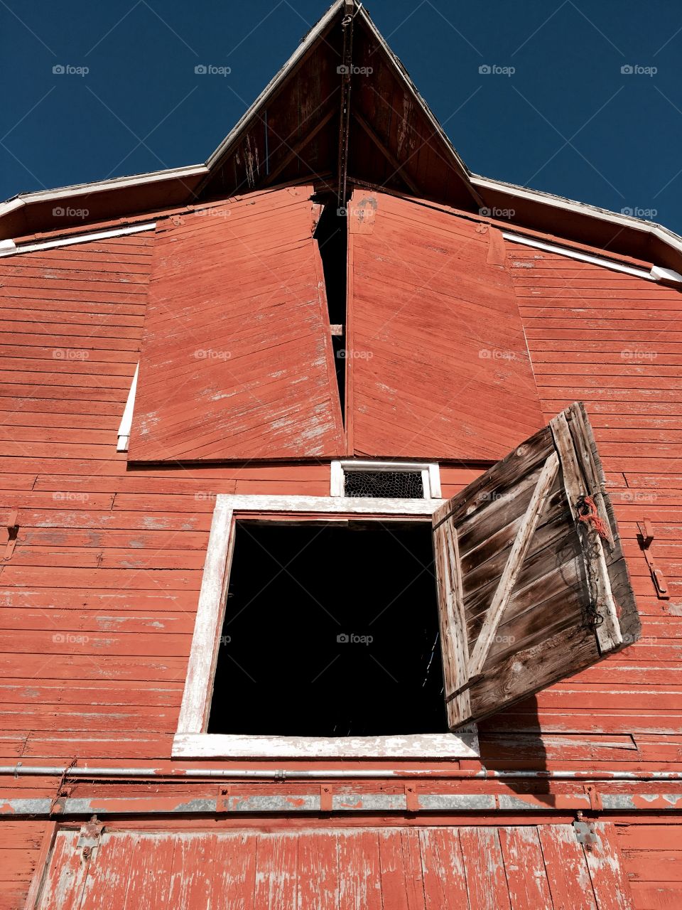 Big old red barn