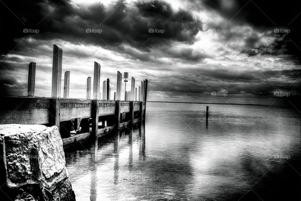 Dreamy jetty hdr