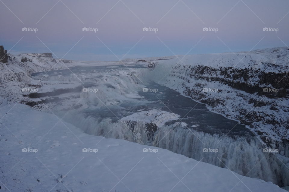Waterfall in Iceland
