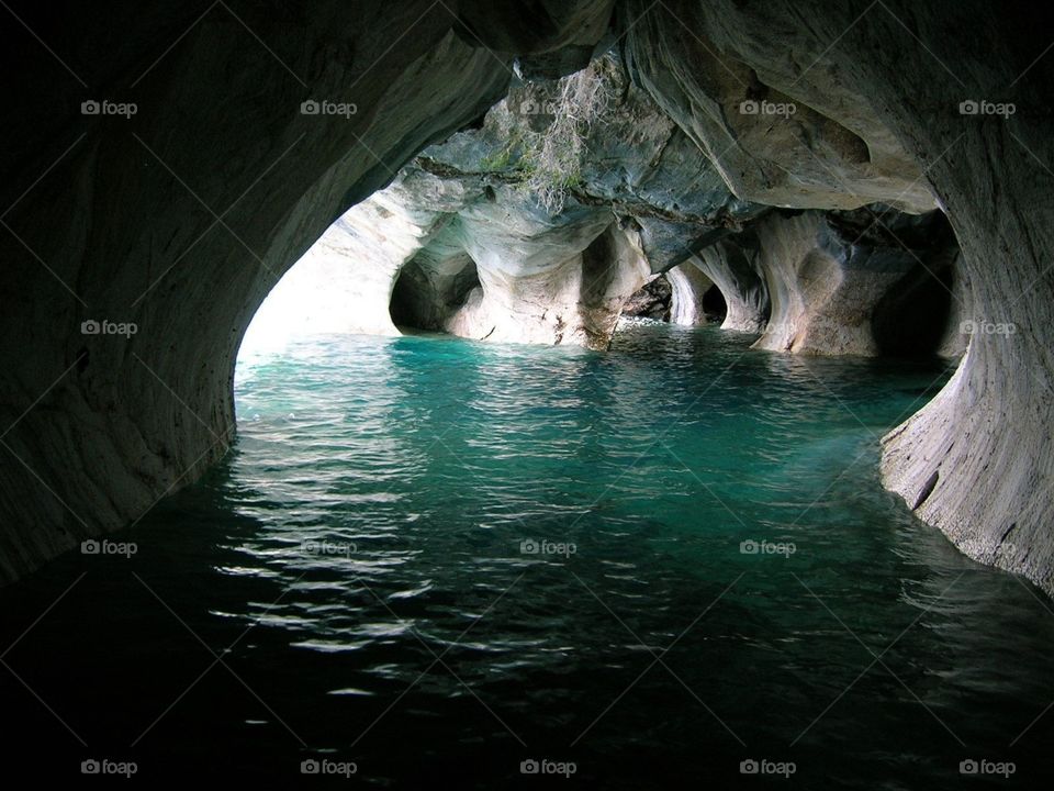 Depp cave and water