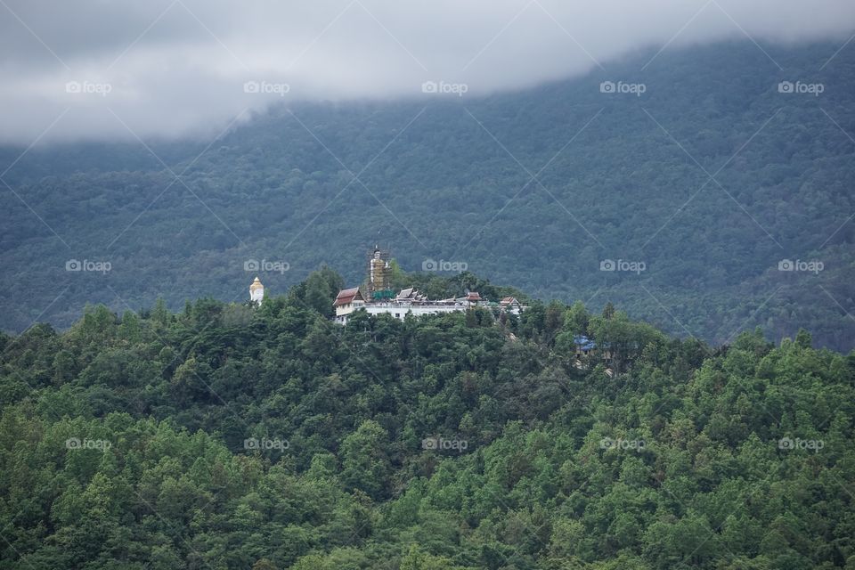 Temple on the mountain 