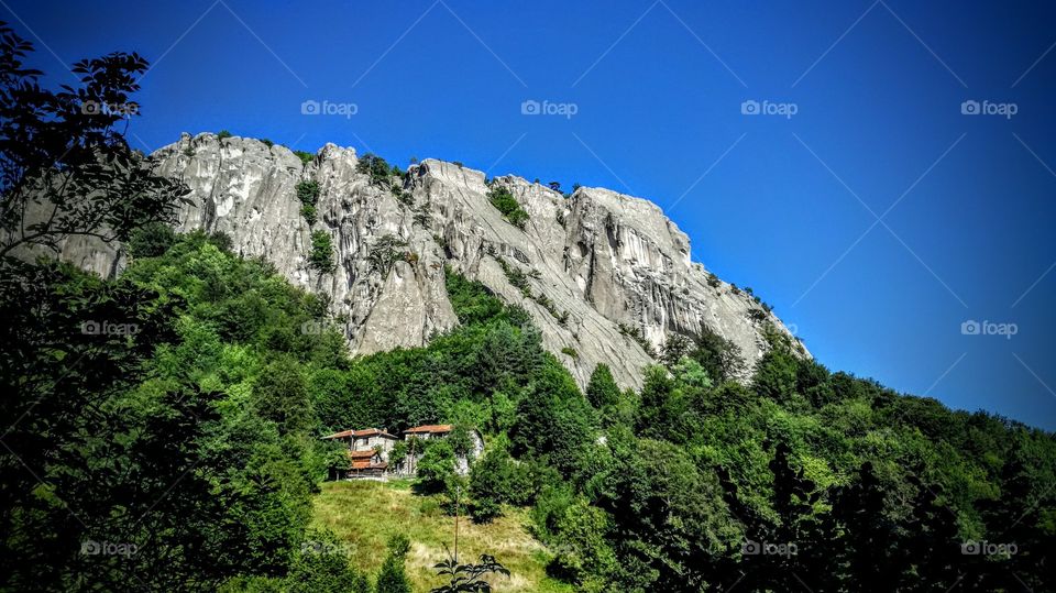 great mountain rock in Bulgaria