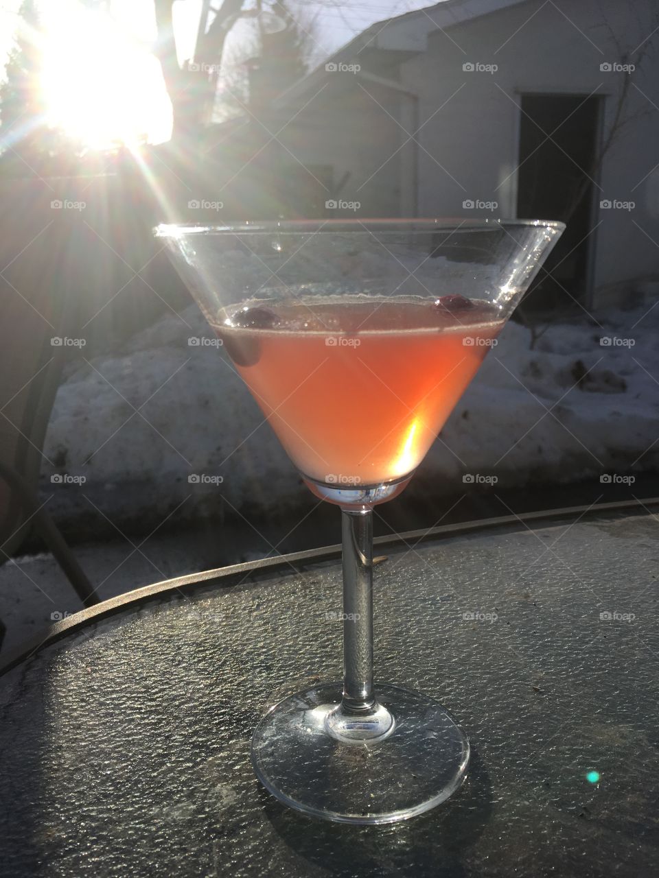 Martini in the sun 