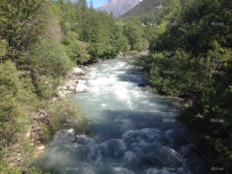 alpes france river durant french alps in summer by n.qsak