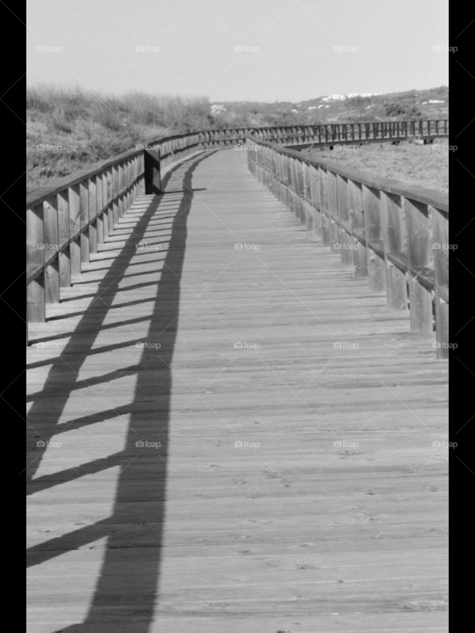 Alvor boardwalk, The Algarve . Portugal 
