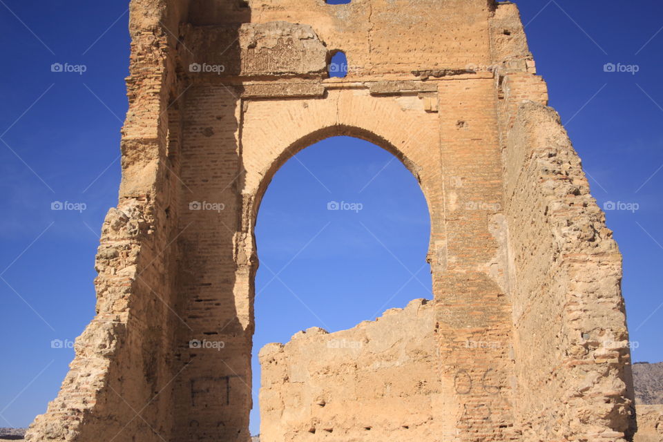 Old door in fez Morocco