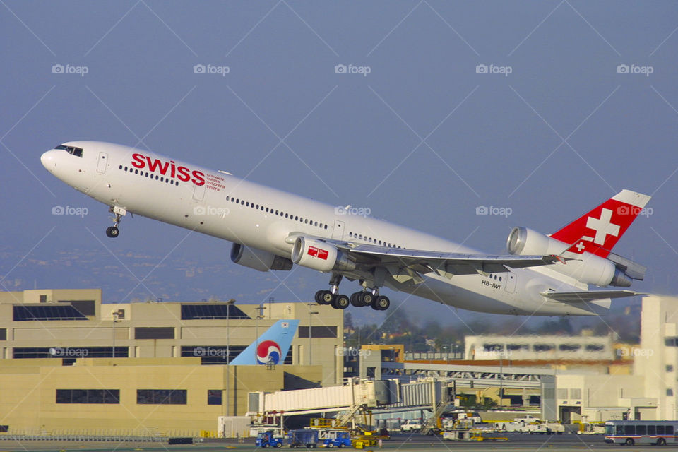 SWISS INTERNATIONAL MD-11 LX LAX LOS ANGELES CALIFORNIA