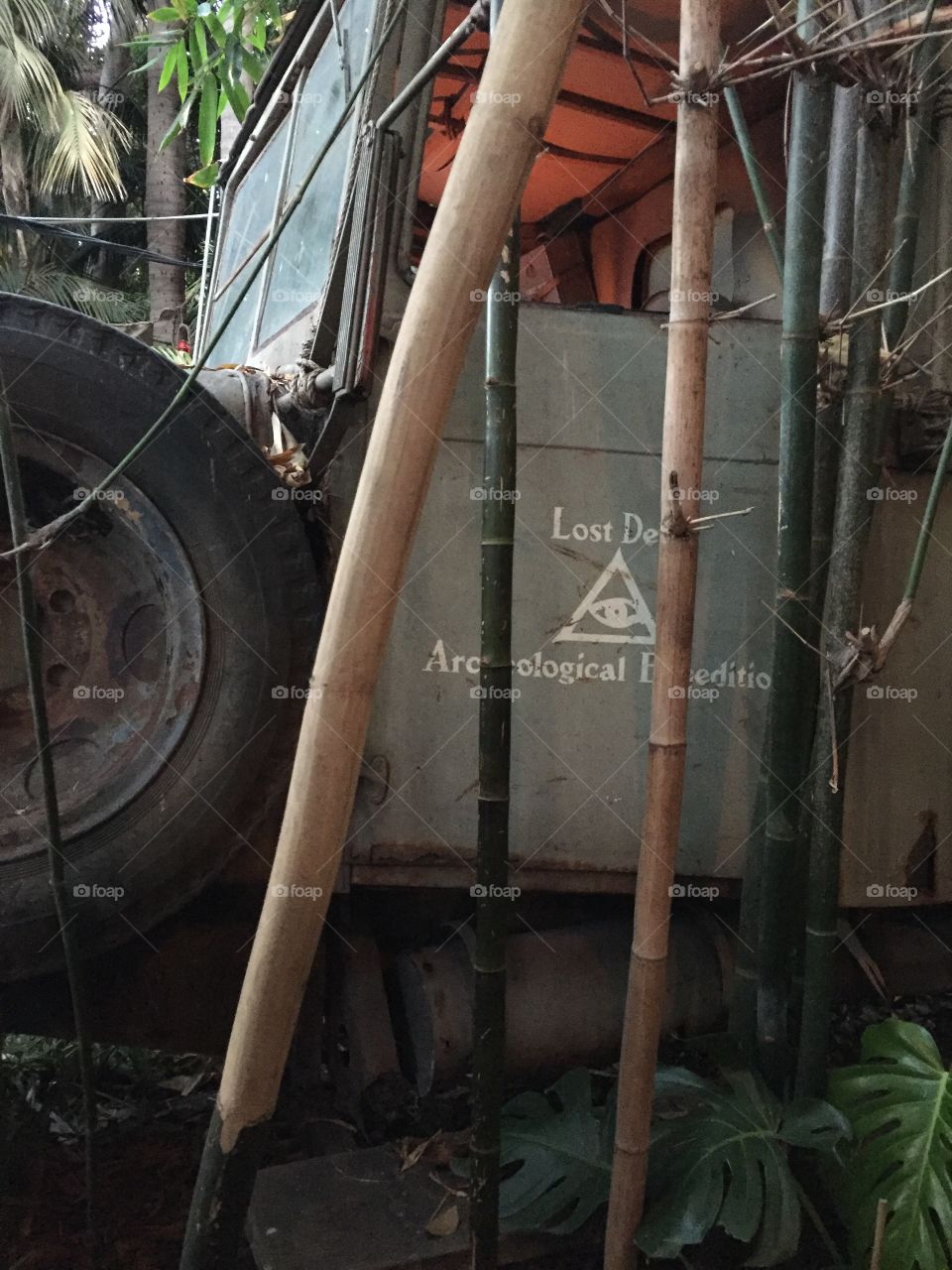 Indiana Jones Adventure, Line Decór. In Adventureland. Disneyland in Anaheim, CA. Copyright © CM Photography. May 2019