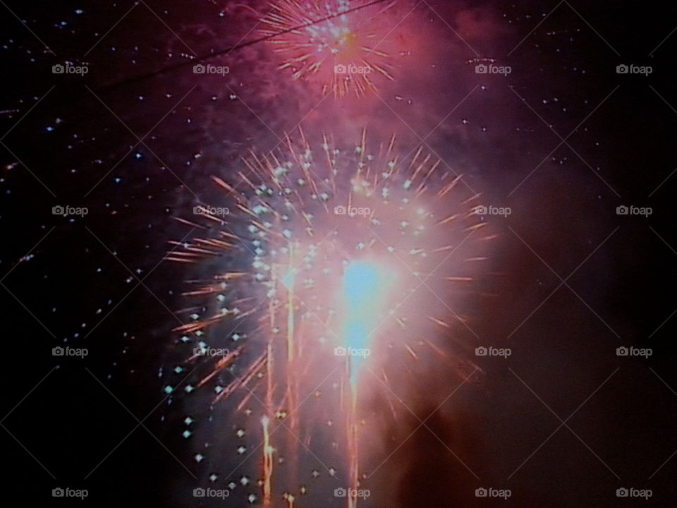Explosion, Fireworks, Astronomy, Flame, Insubstantial