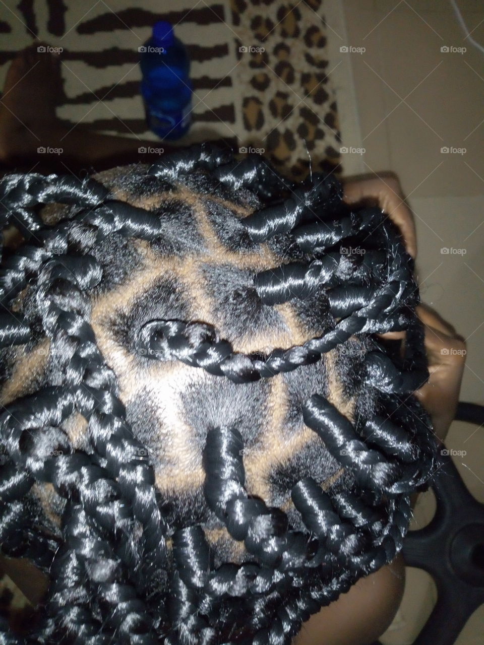 african plaited hair