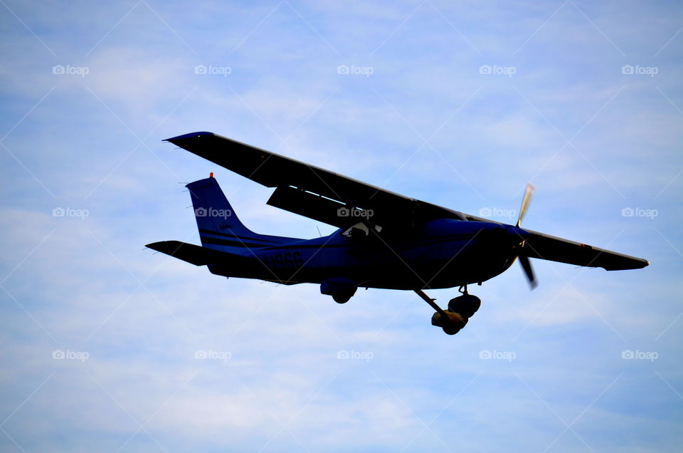 Airplane silhouette