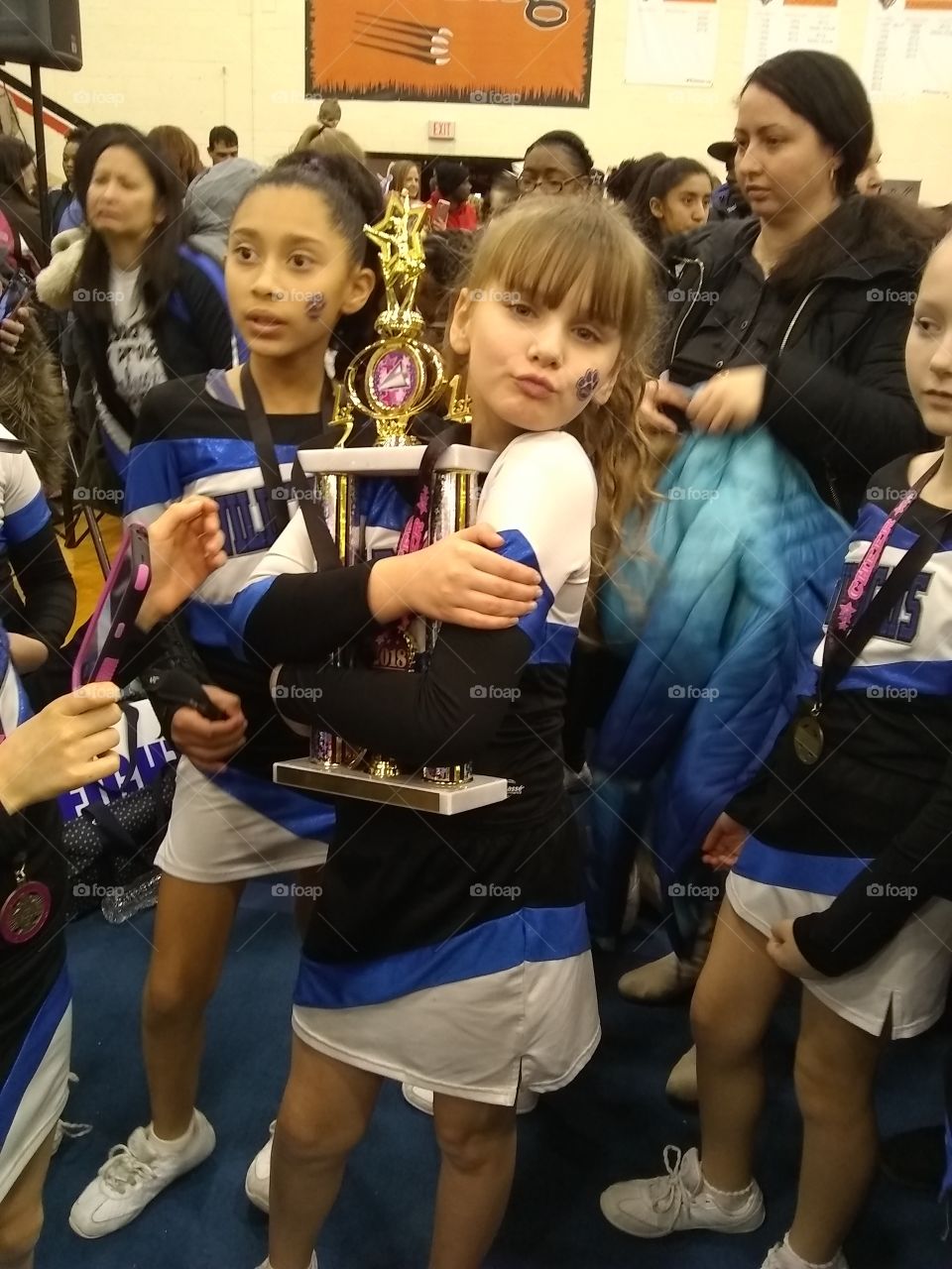cheer diva ,1st place ,go aes