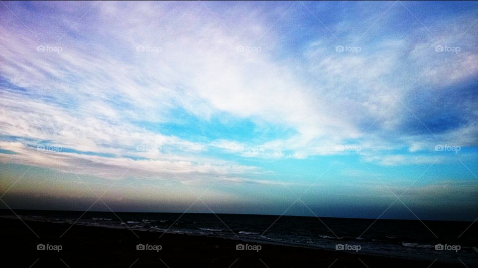 Sunset, Water, Sea, Beach, Sky
