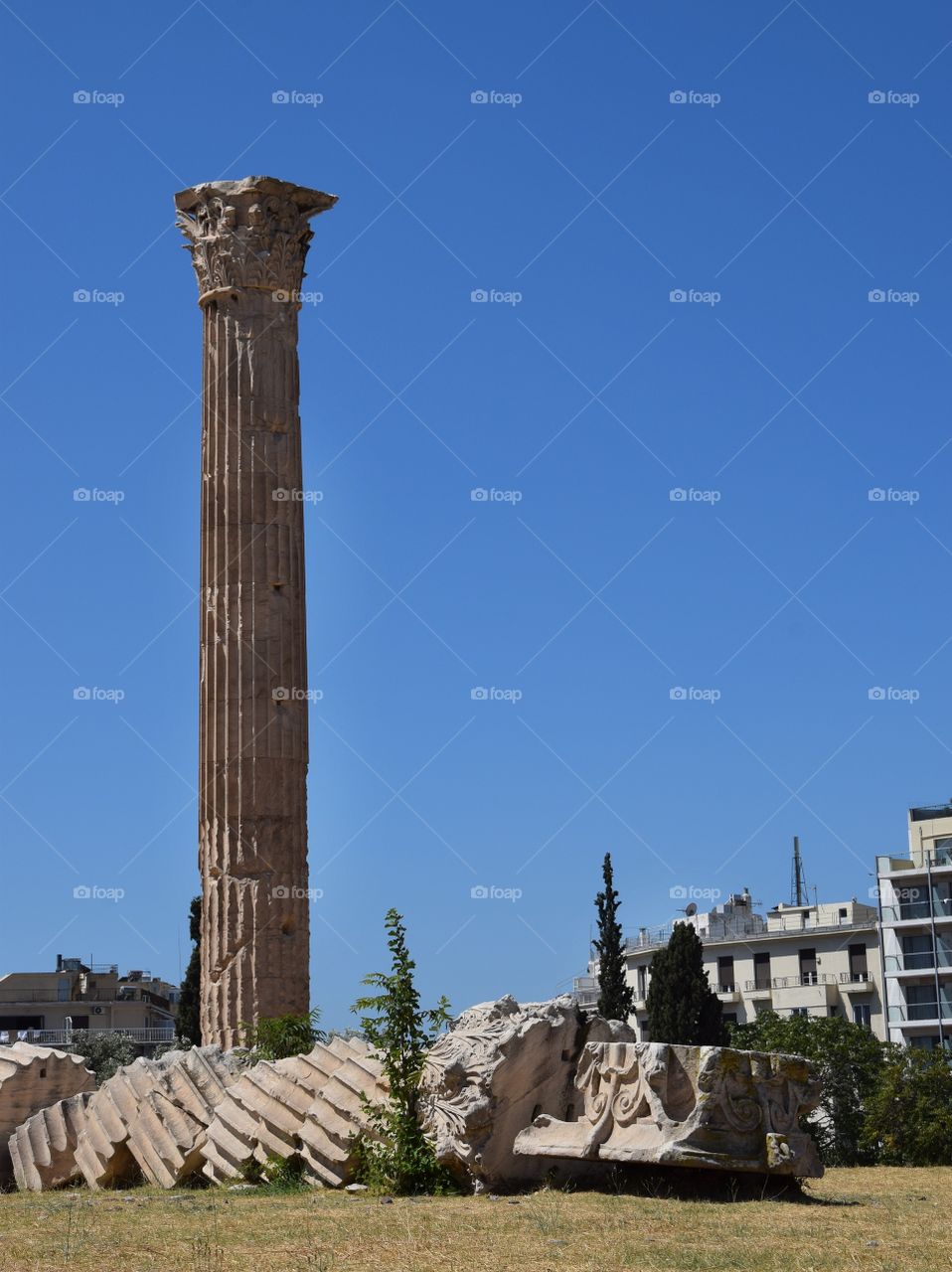 Temple of Olympian Zeus in Athens, Greece