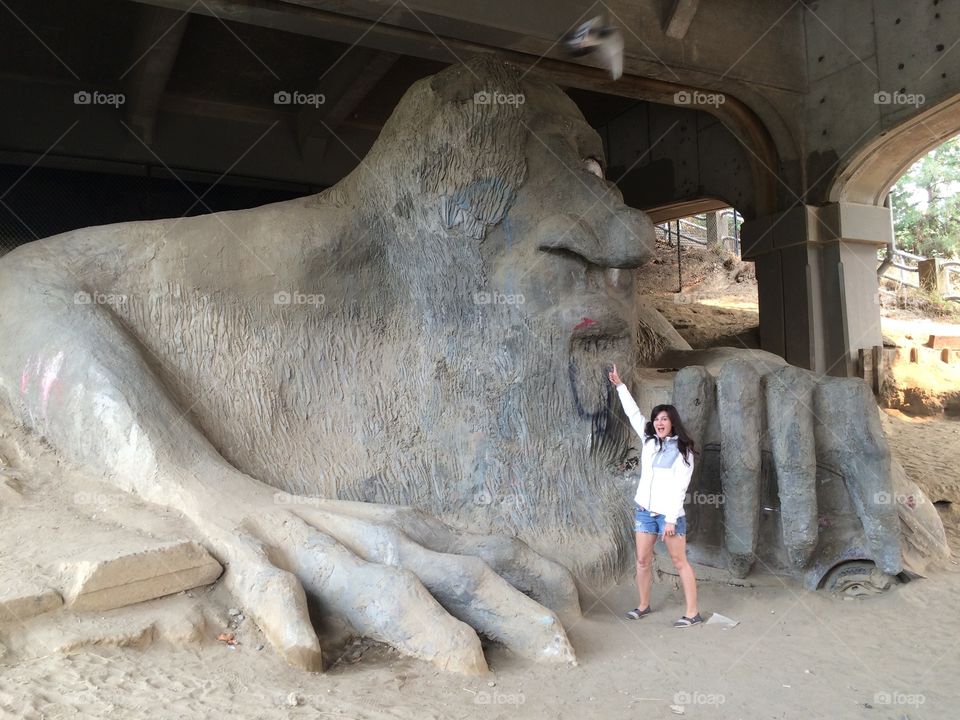 Fremont Troll. Seattle, WA