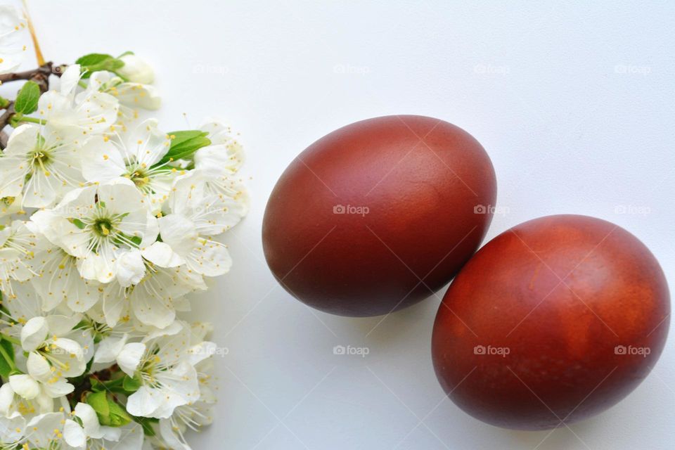 Easter eggs spring holiday