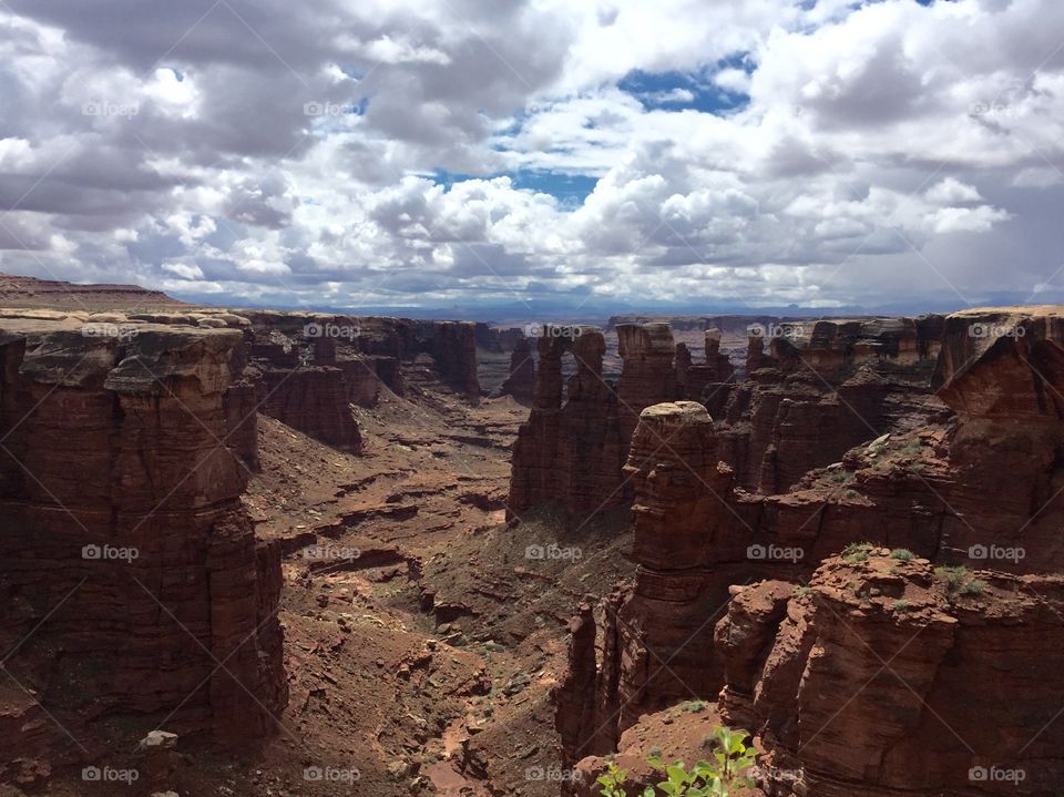 Storm over the canyon 