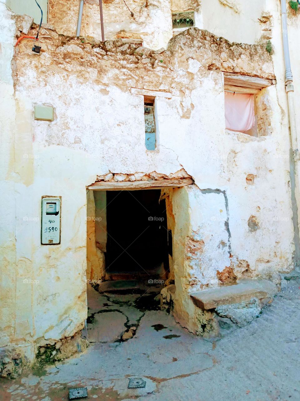 Old building in village Bhalil of morocco