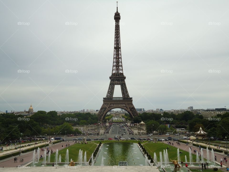 Eiffel Tower. view from Trocadero