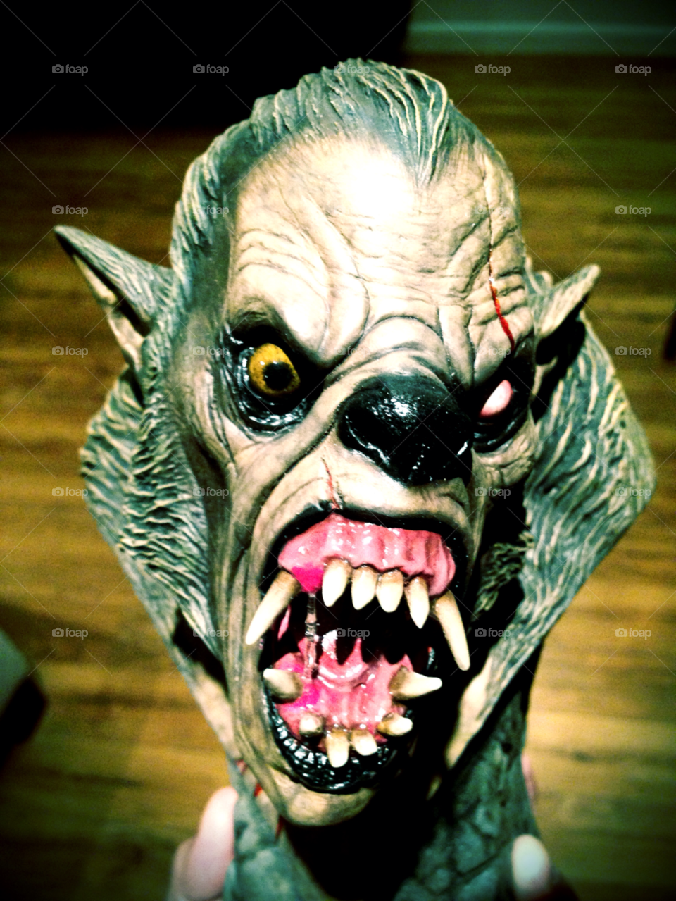 scary face photography teeth by jmsilva59