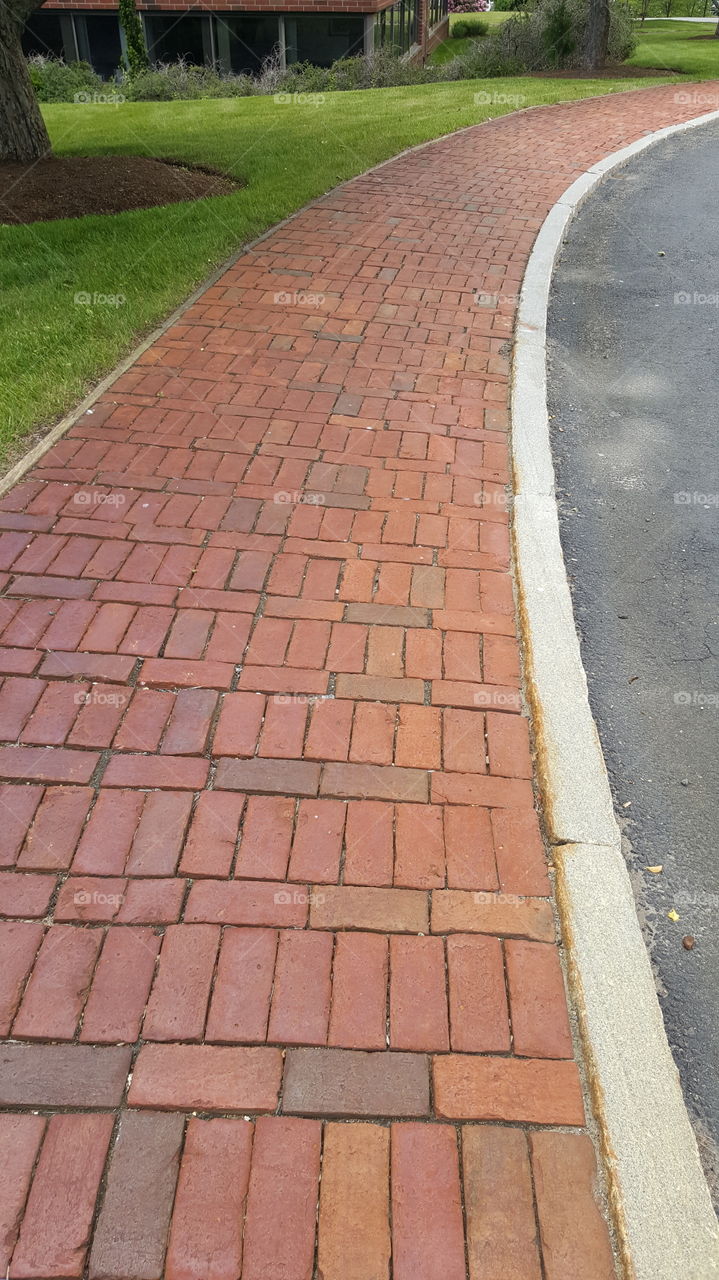 brick sidewalk