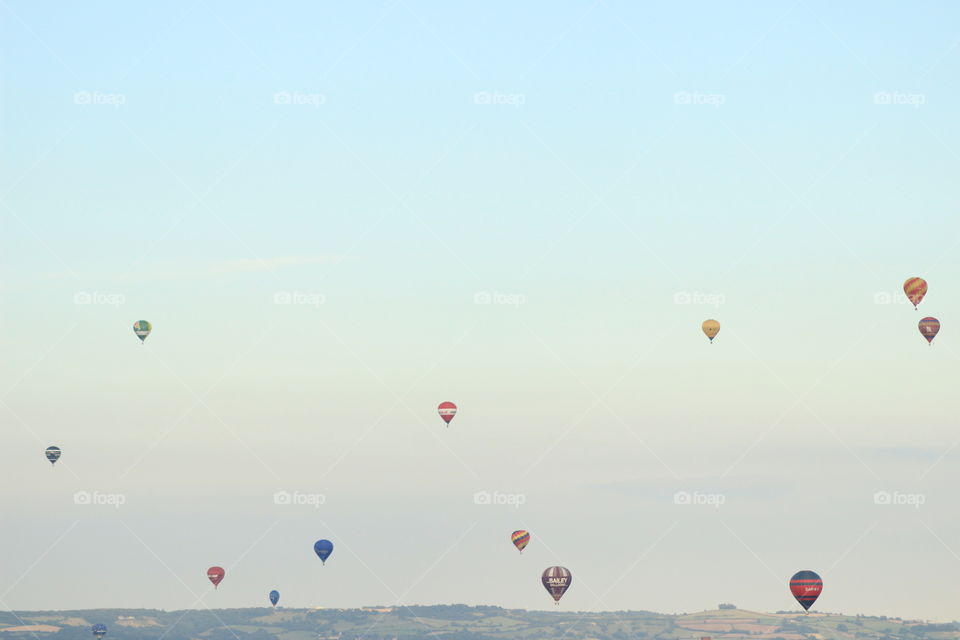 Bristol balloons . Bristol international balloon fiesta 