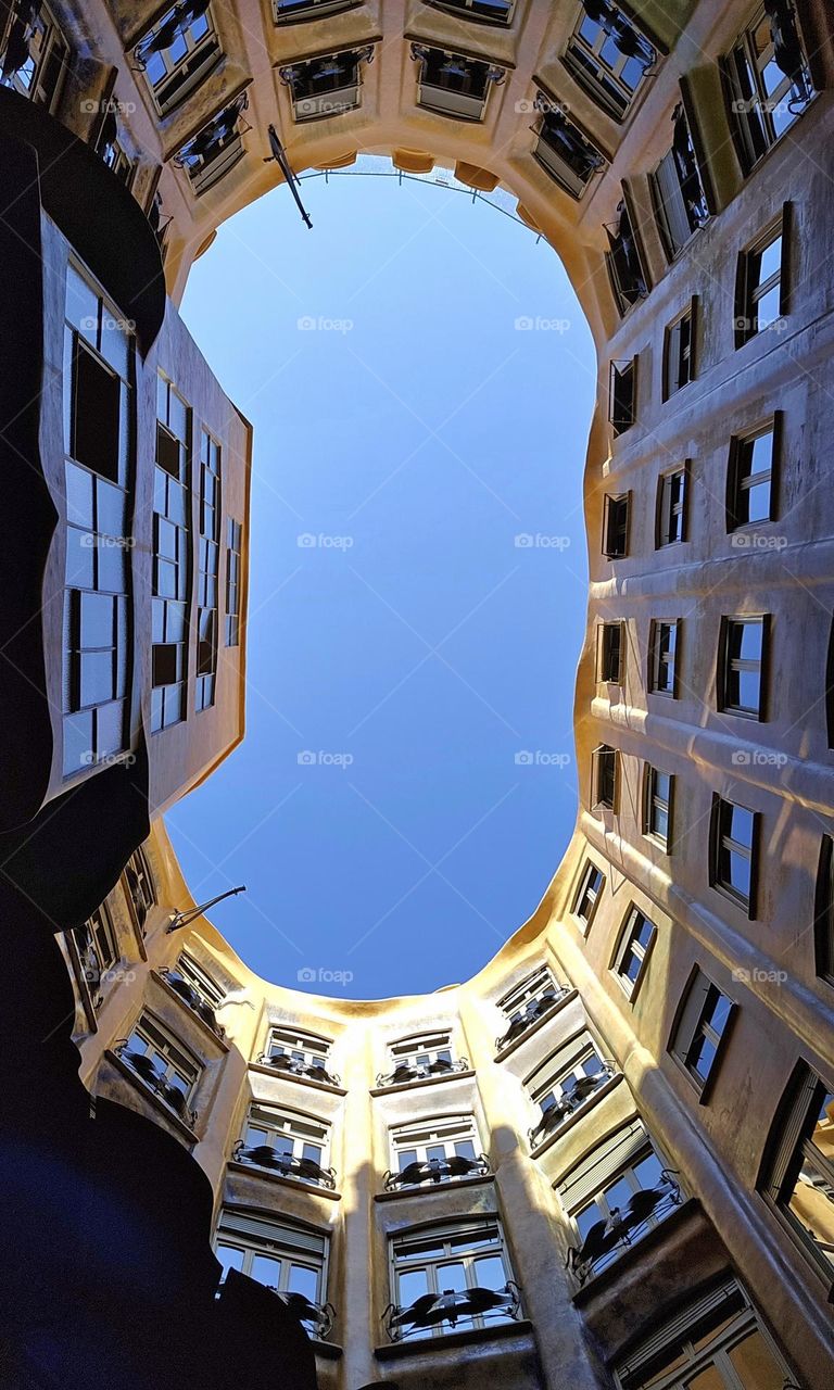 building La pedrera in Barcelona