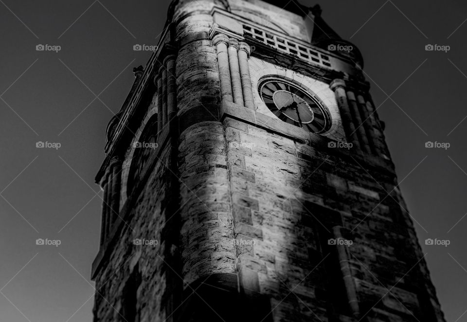 Clock Tower. Union Pacific Depot, Cheyenne, Wyoming.
