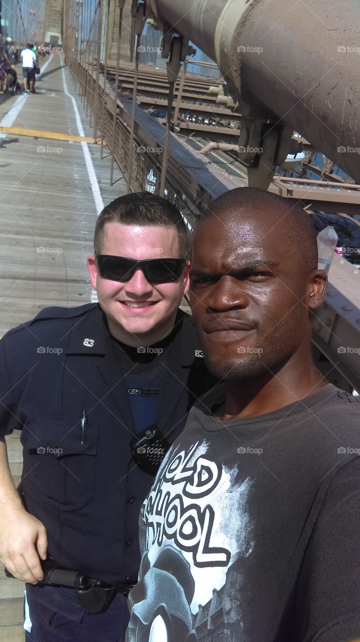 Friends for Ever. NYPD showing me Love.