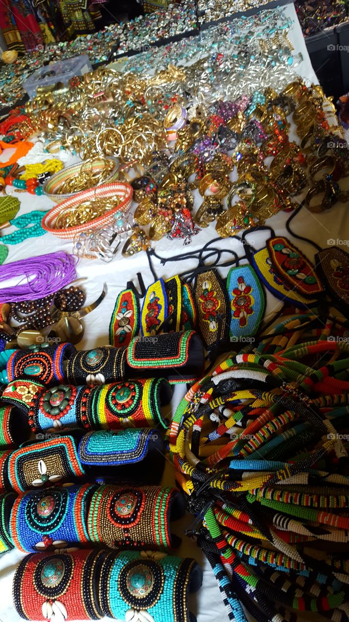 jewelry at Harlem African market