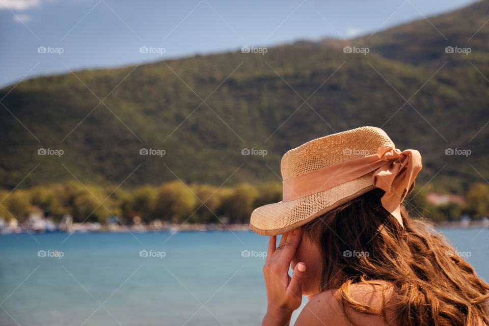 Enjoying the summer and sea