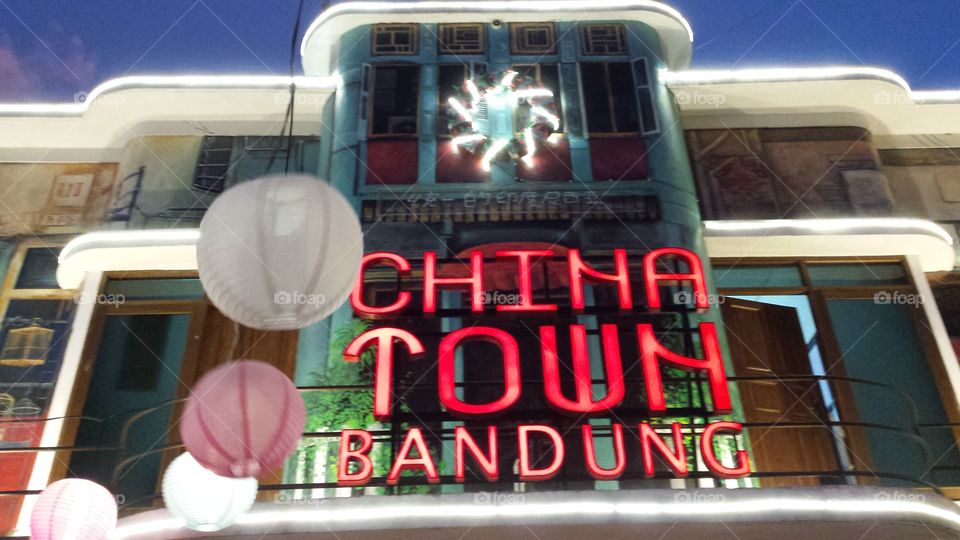 chinatown in the city of Bandung
