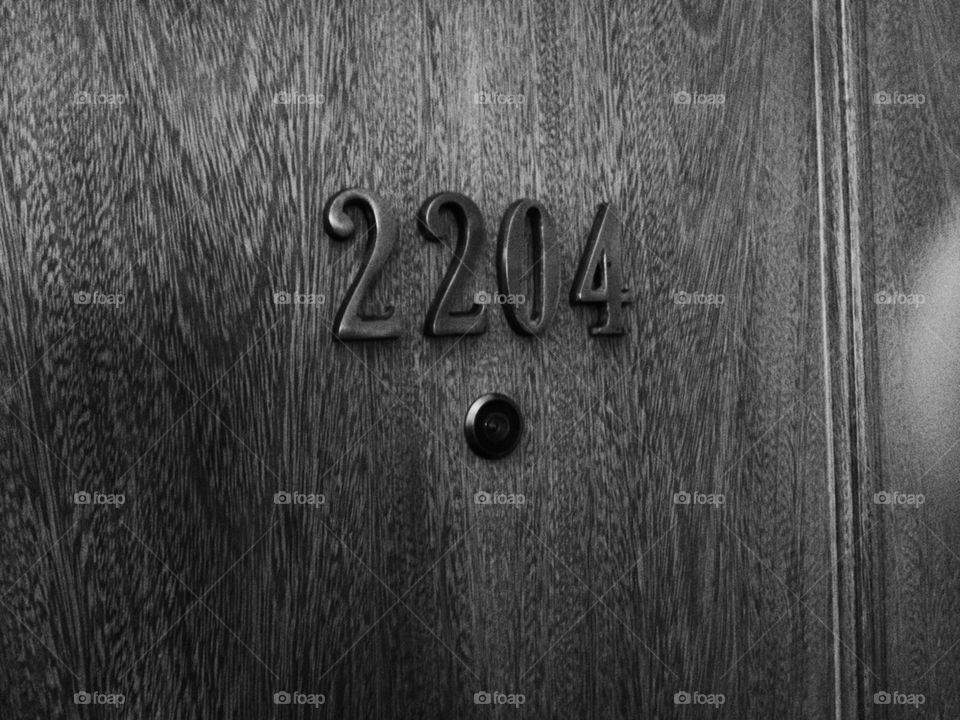 Number in the door