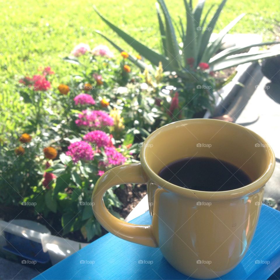 Coffee and Flowers 