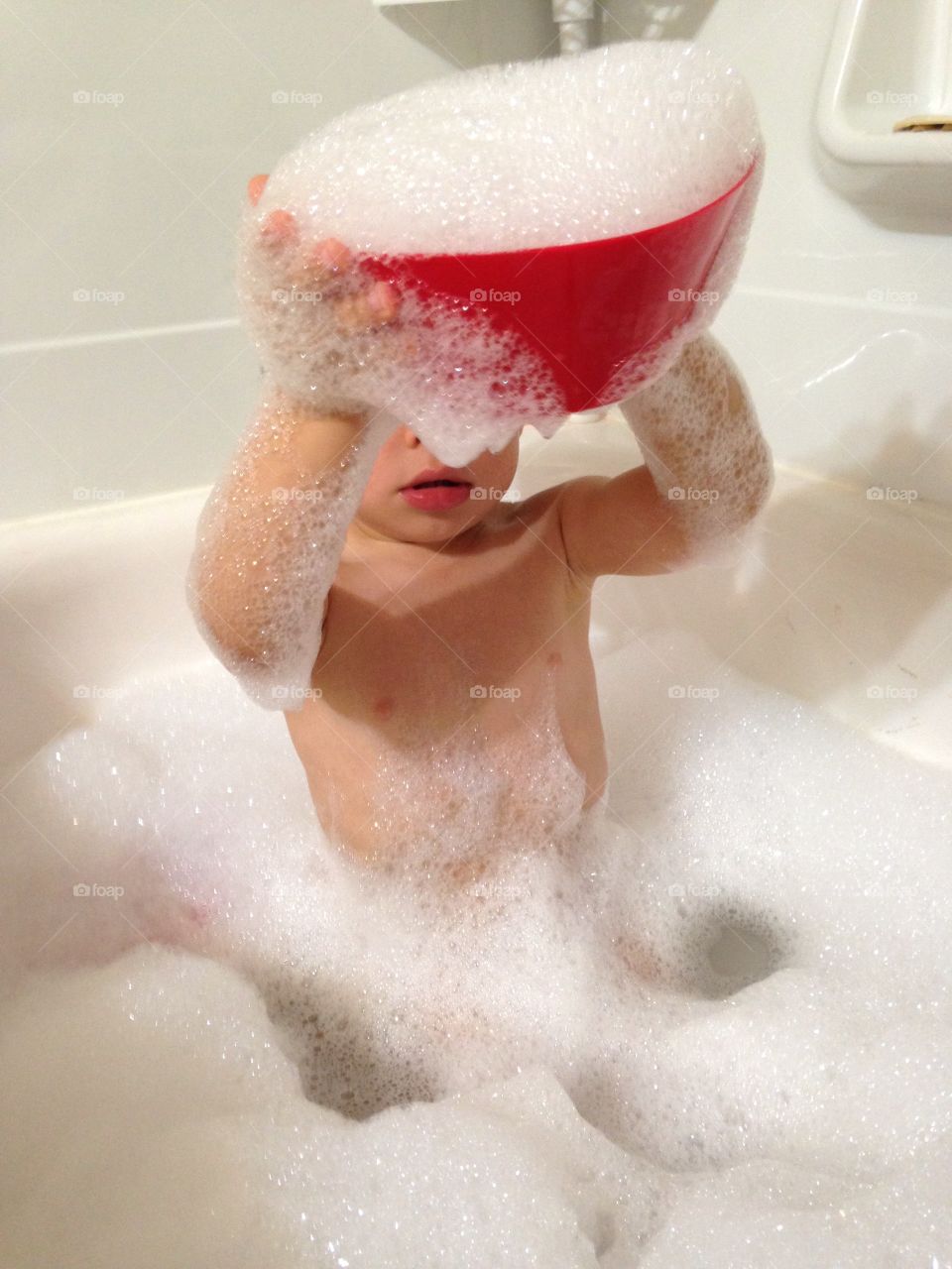 Bubble bath time!