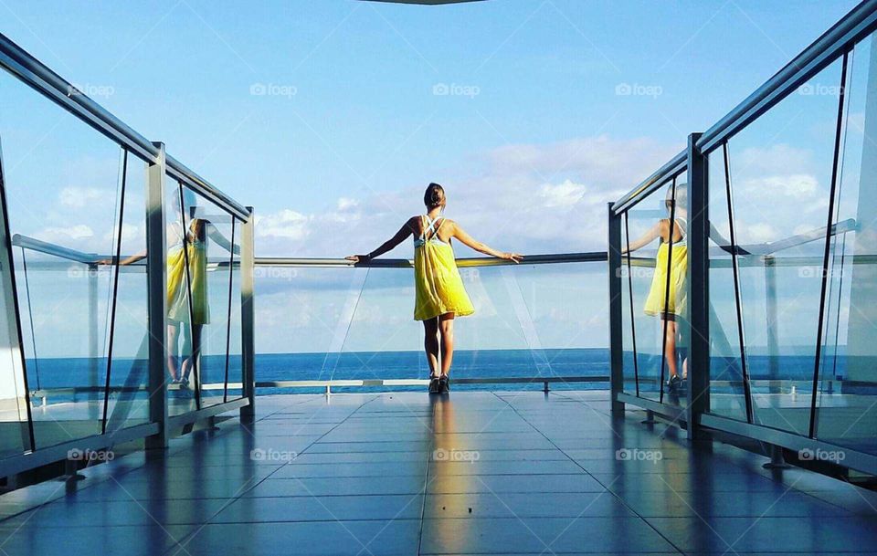 View from the top. Women empowerment