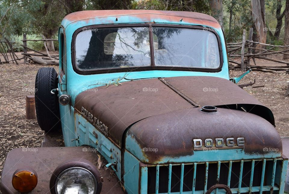 Classic Dodge pickup rusts out and slowly decays