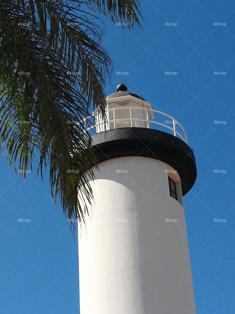 Close-up of lighthouse