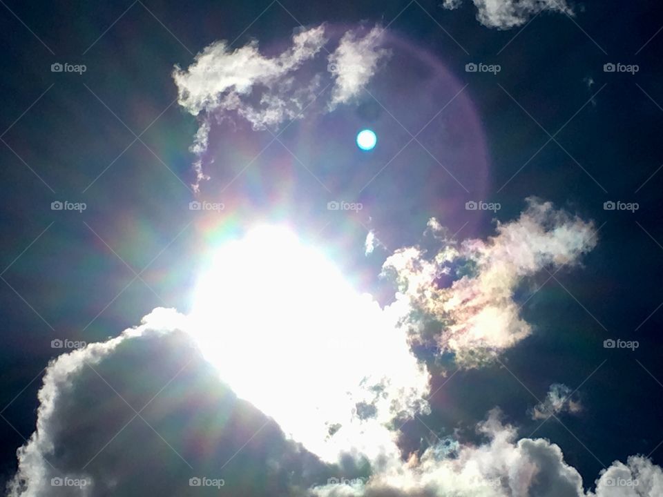 The Sun Breaks Out From Behind Clouds