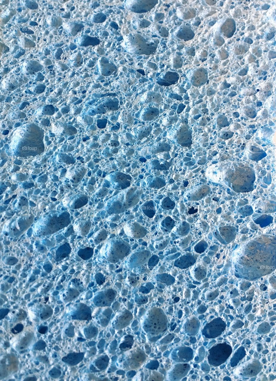Blue sponge