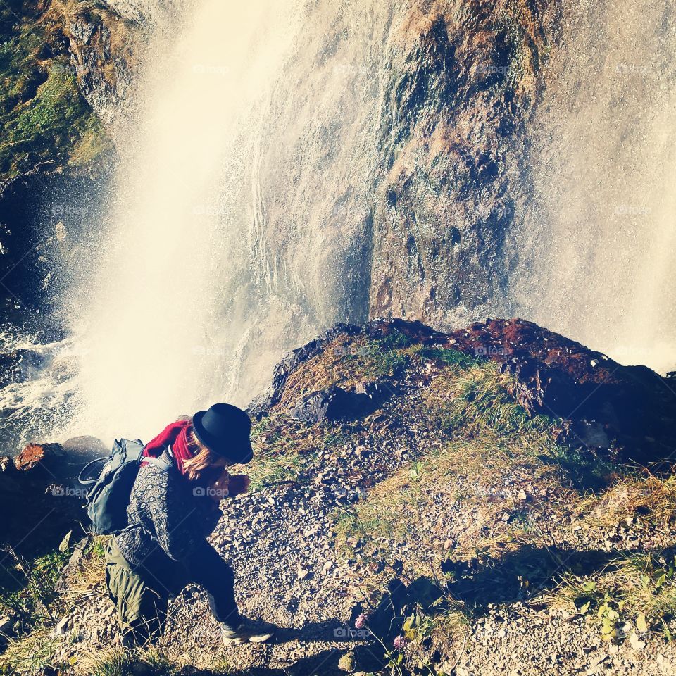 sunday hike. A wonderfull trekking path close to munich