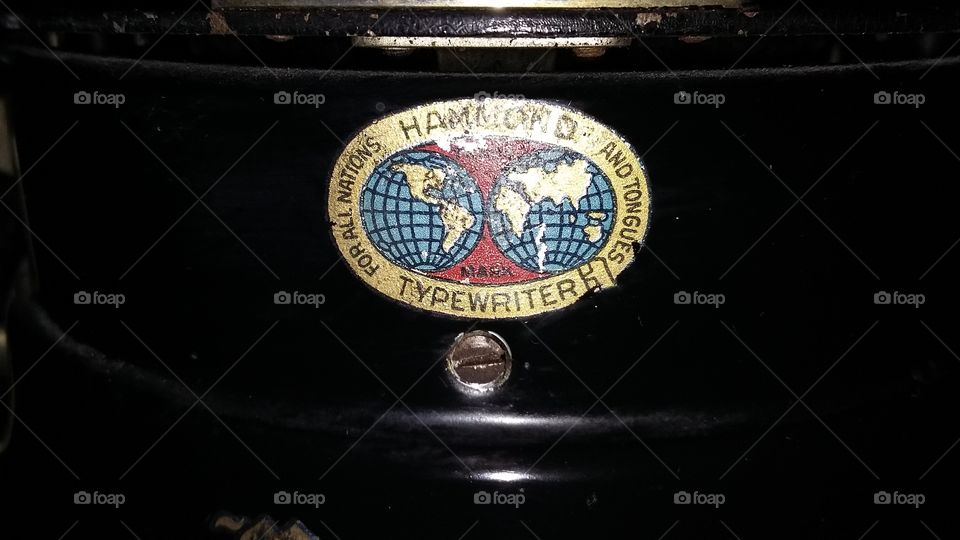 Hammond Typewriter Badge