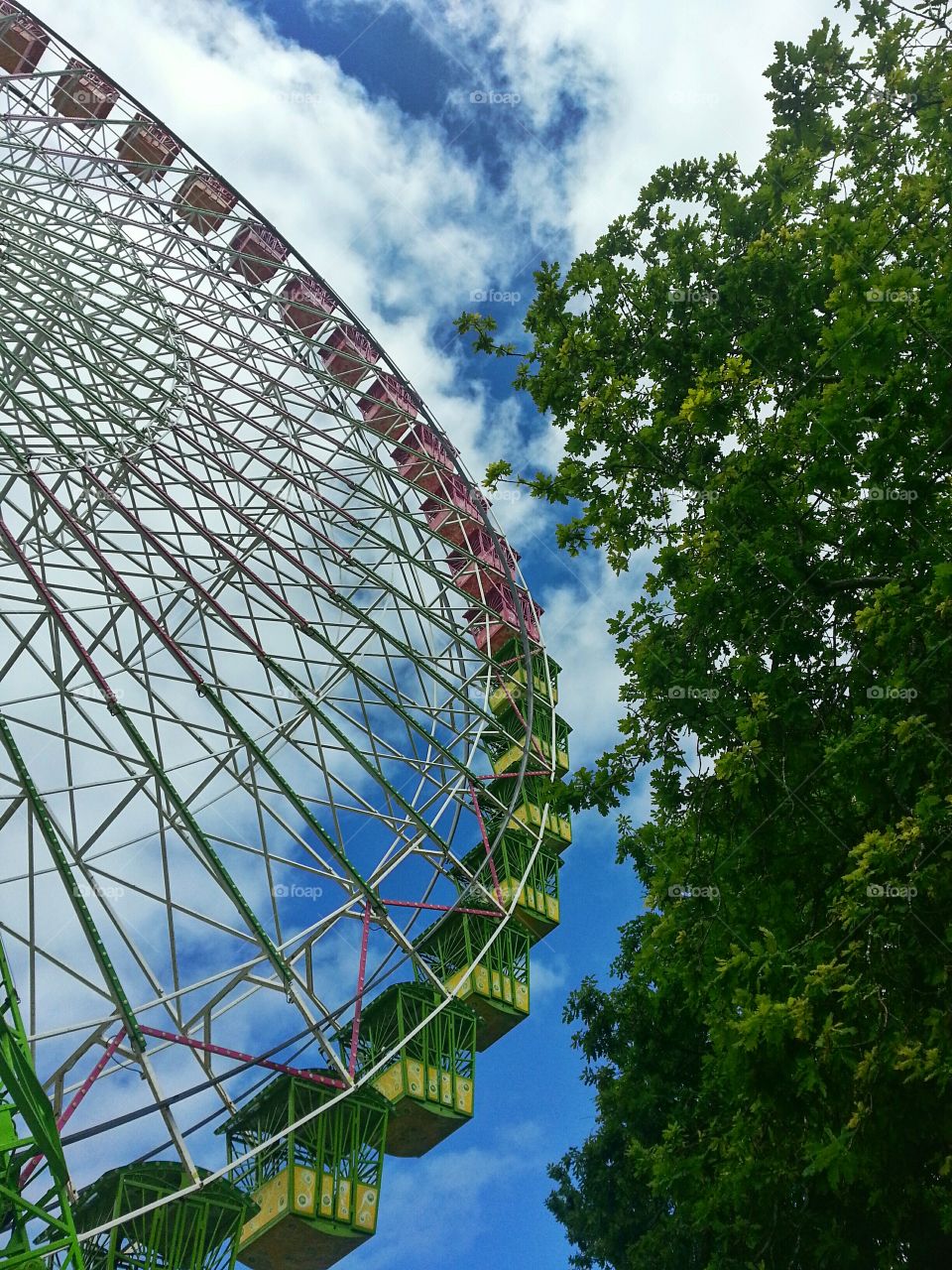Ferris wheel. Ferris wheel at Alameda Park in Santiago de Compostela