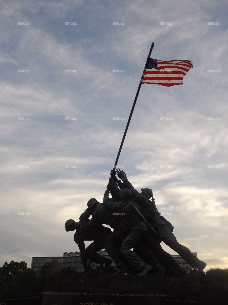 Silhouette of Iwojima