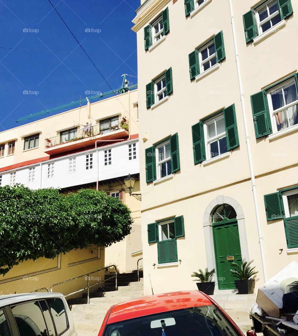 Street, city, buildings 