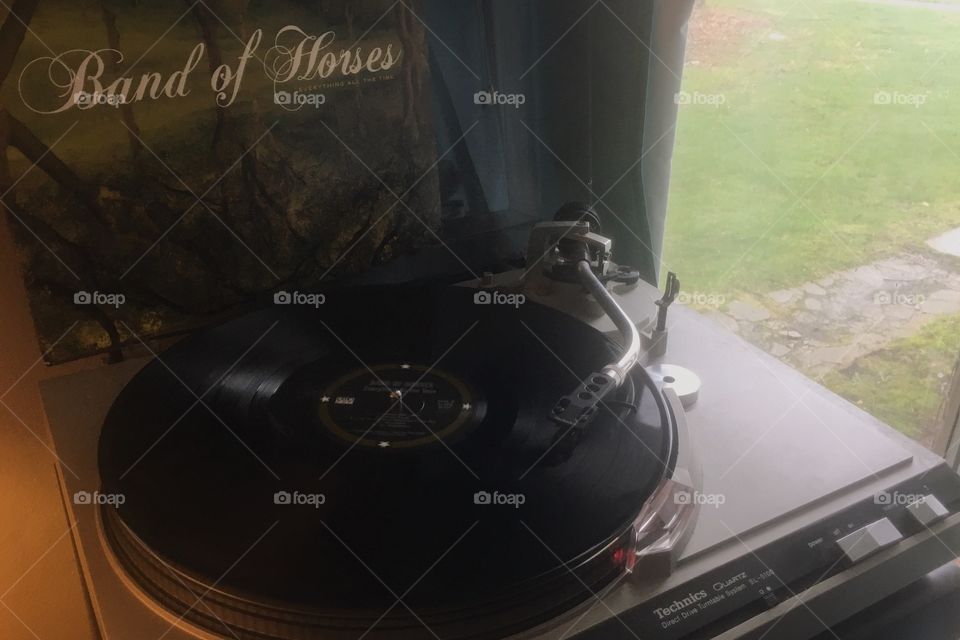 Band of Horses on vinyl. 